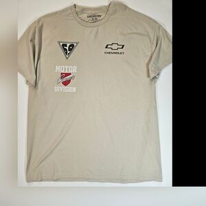 Chevy Camaro T-shirt Mens XL Chemistry Cream Route 69 Chevrolet Motor Division